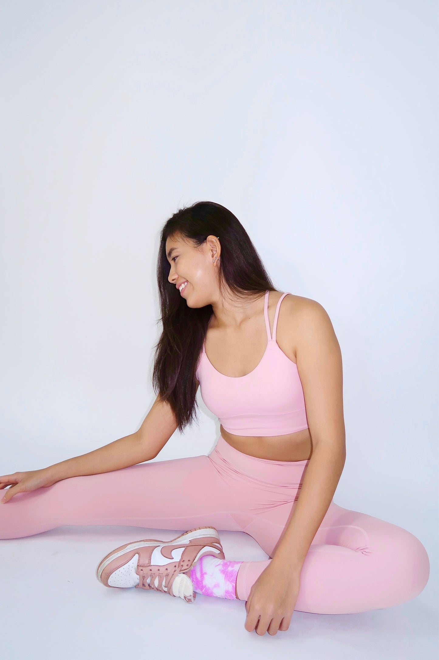 Aura Leggings in Ballet Pink