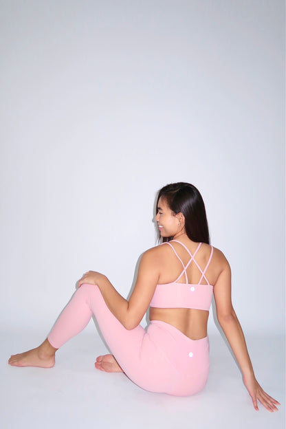 Aura Leggings in Ballet Pink